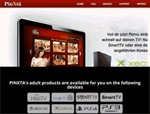 Tablet Screenshot of pinxta.com